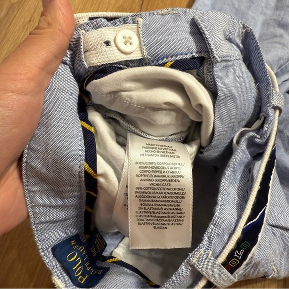 Polo by Ralph Lauren Chambray Cotton Light Blue Pants Boys Size 4T - Picture 3 of 6